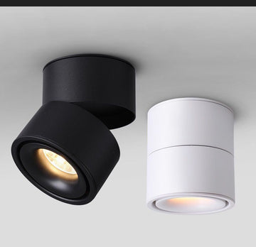 LED спот 12W повърхностен, ориентиращ се, 4000K