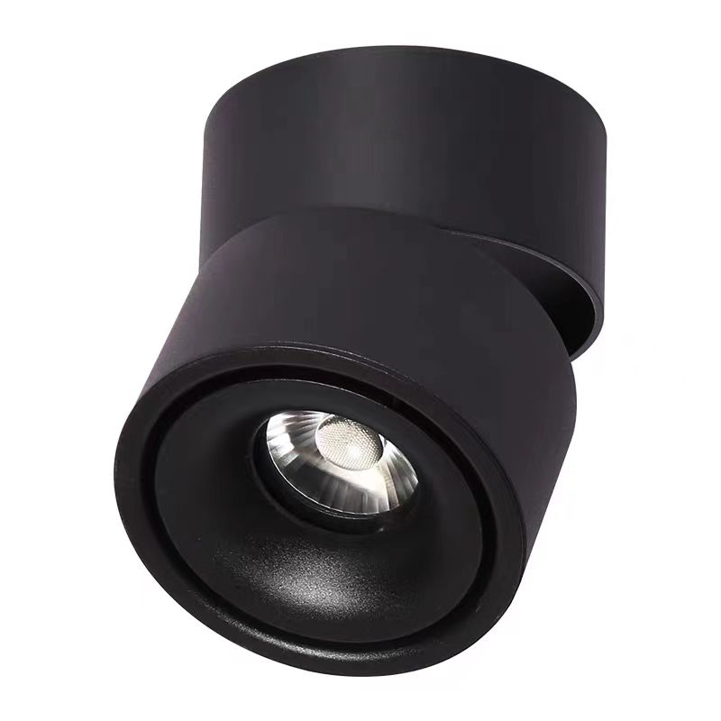 LED спот 12W повърхностен, ориентиращ се, 4000K