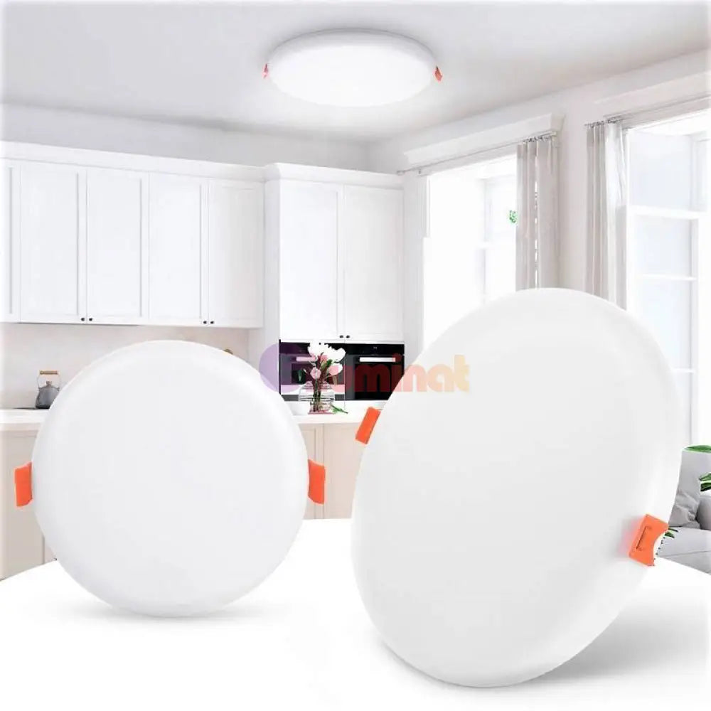 LED спот 30W Slim Кръгъл Бял FRAMELESS