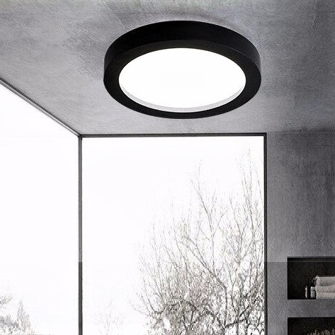 LED спот 18W Кръгъл Черен / ⌀210mm / Повърхностен