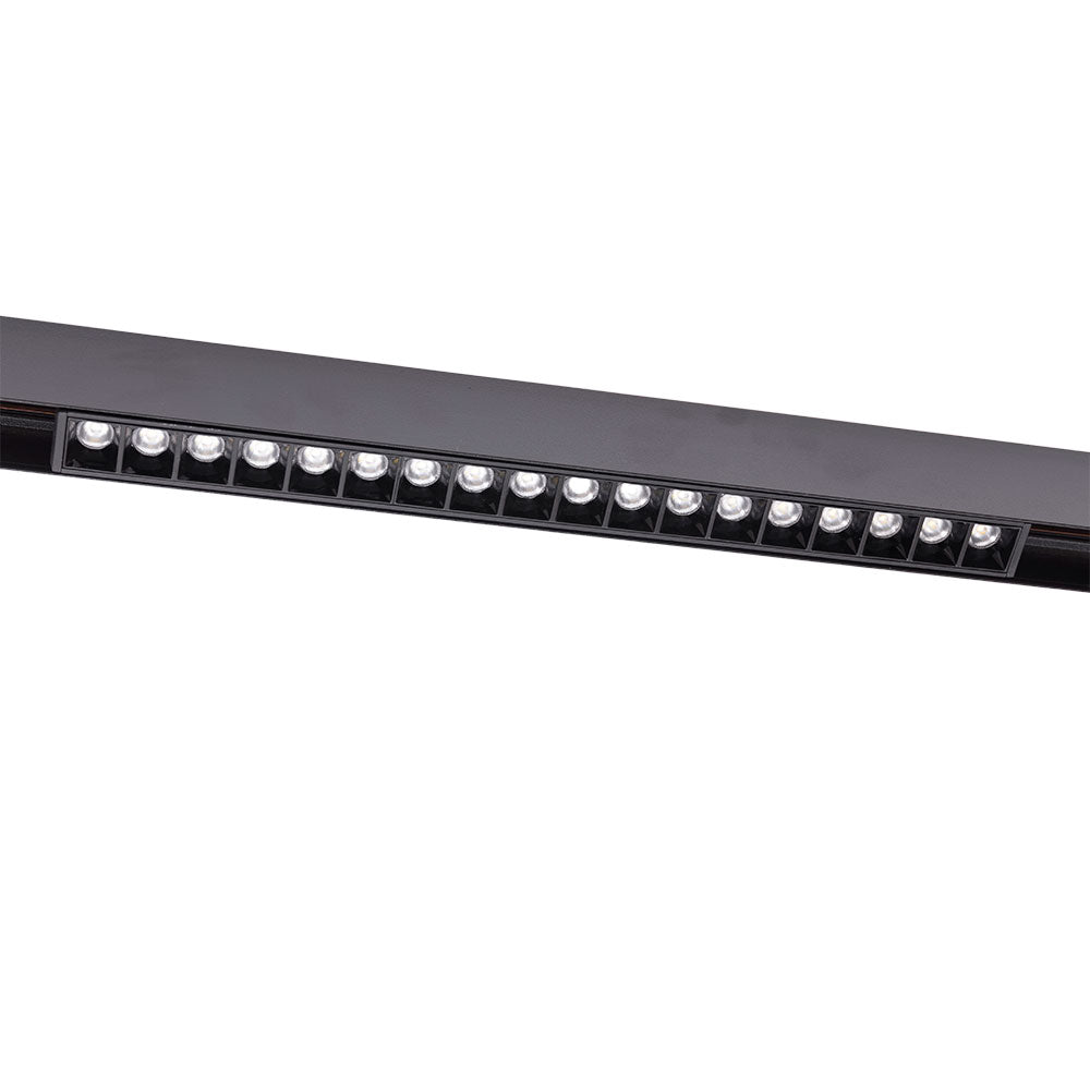LED спот 18W магнитен черен линеен