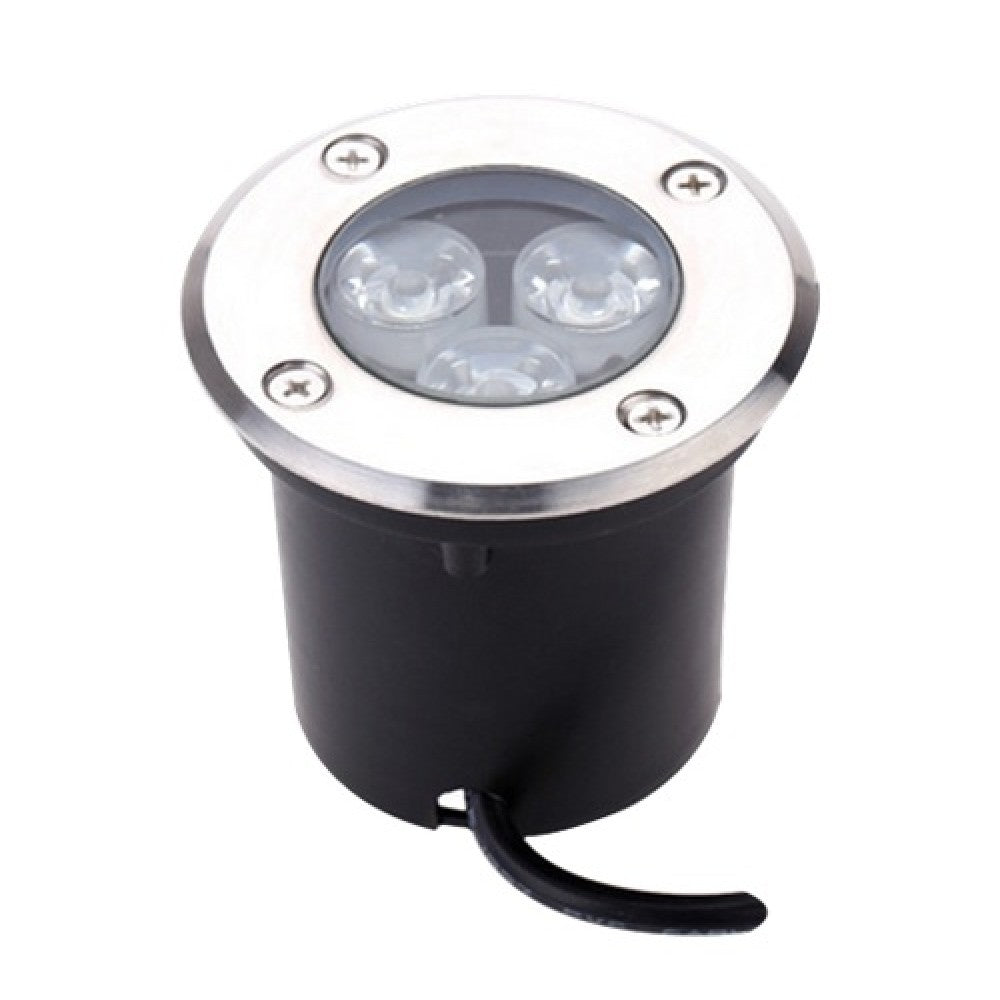 LED спот за външен монтаж 3W RGB за вграждане в под 12V
