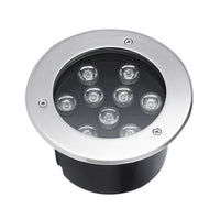 Външен вграден в пода LED спот 9W