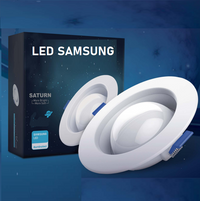 LED спот 18W SATURN SAMSUNG / Ø225mm / вграден
