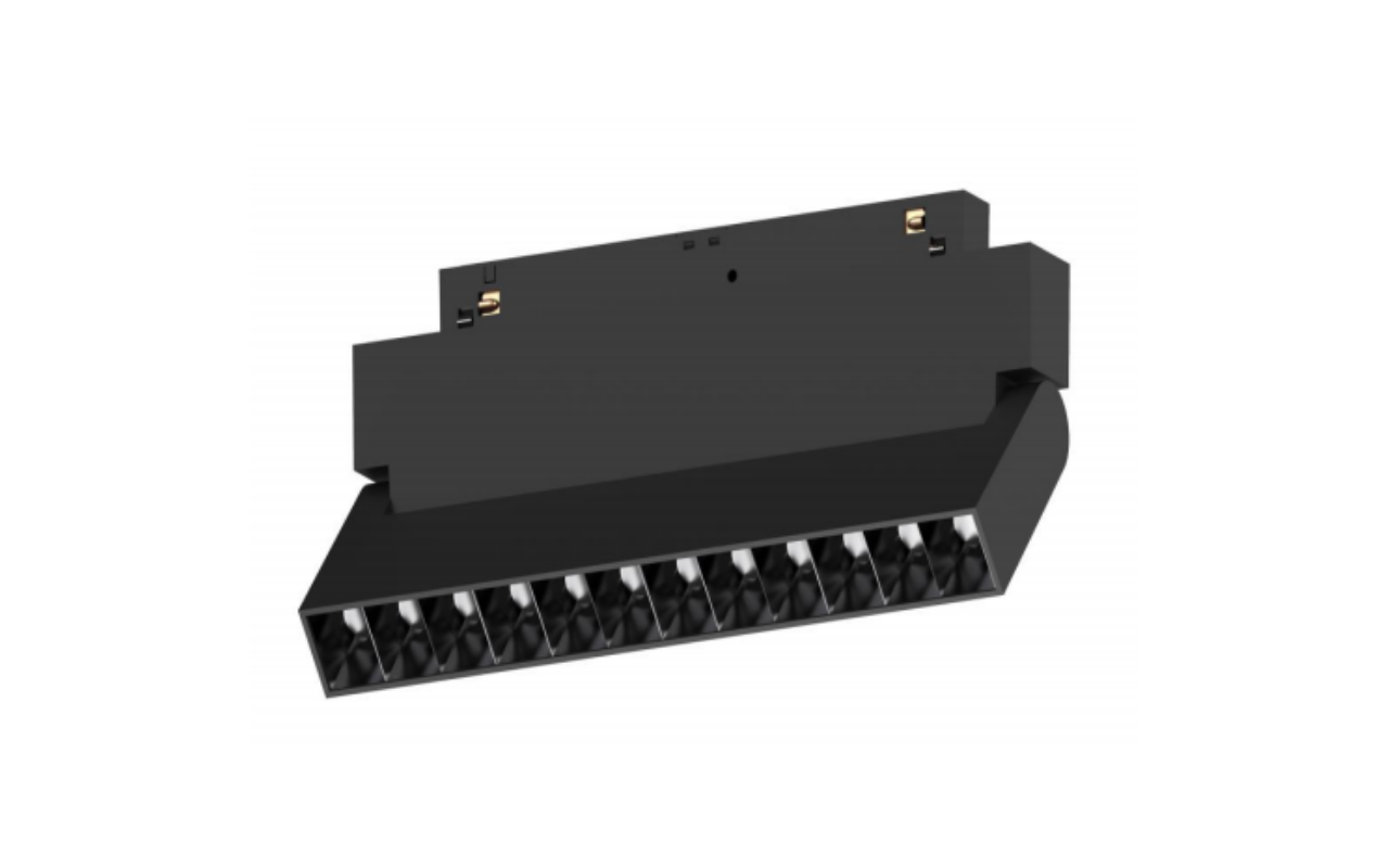 LED спот 12W магнитен черен, сгъваем