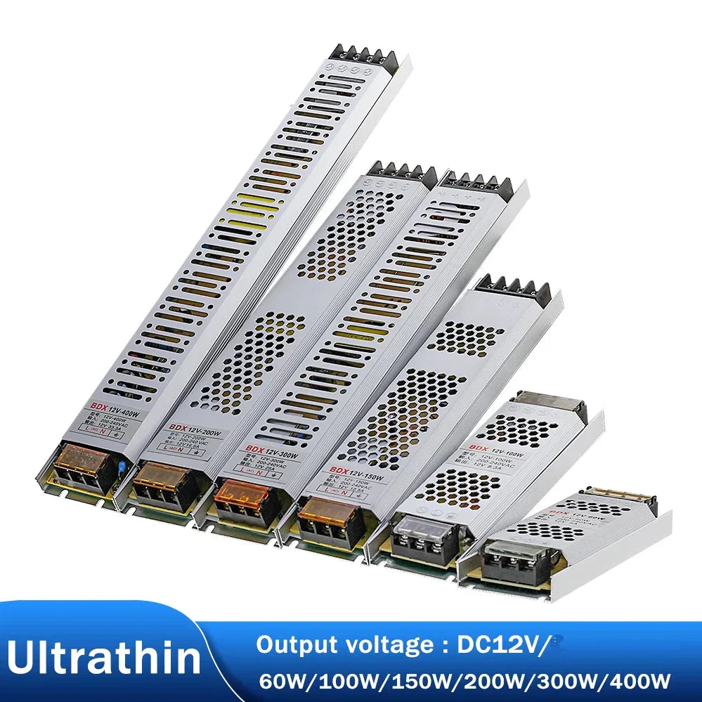 Захранващ блок 12V Slim метален