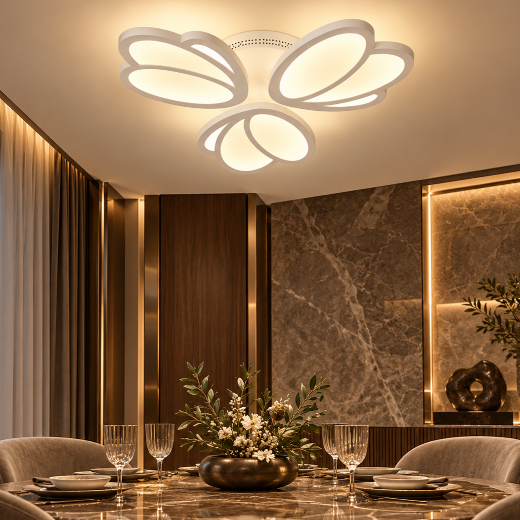 LED осветително тяло Mini TULIP Еквивалент 300W с дистанционно