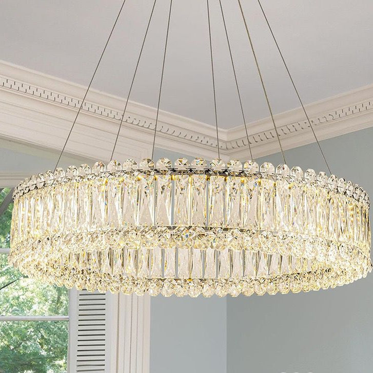 LED осветително тяло висящо ALESSO Cristal Silver еквивалент 400W