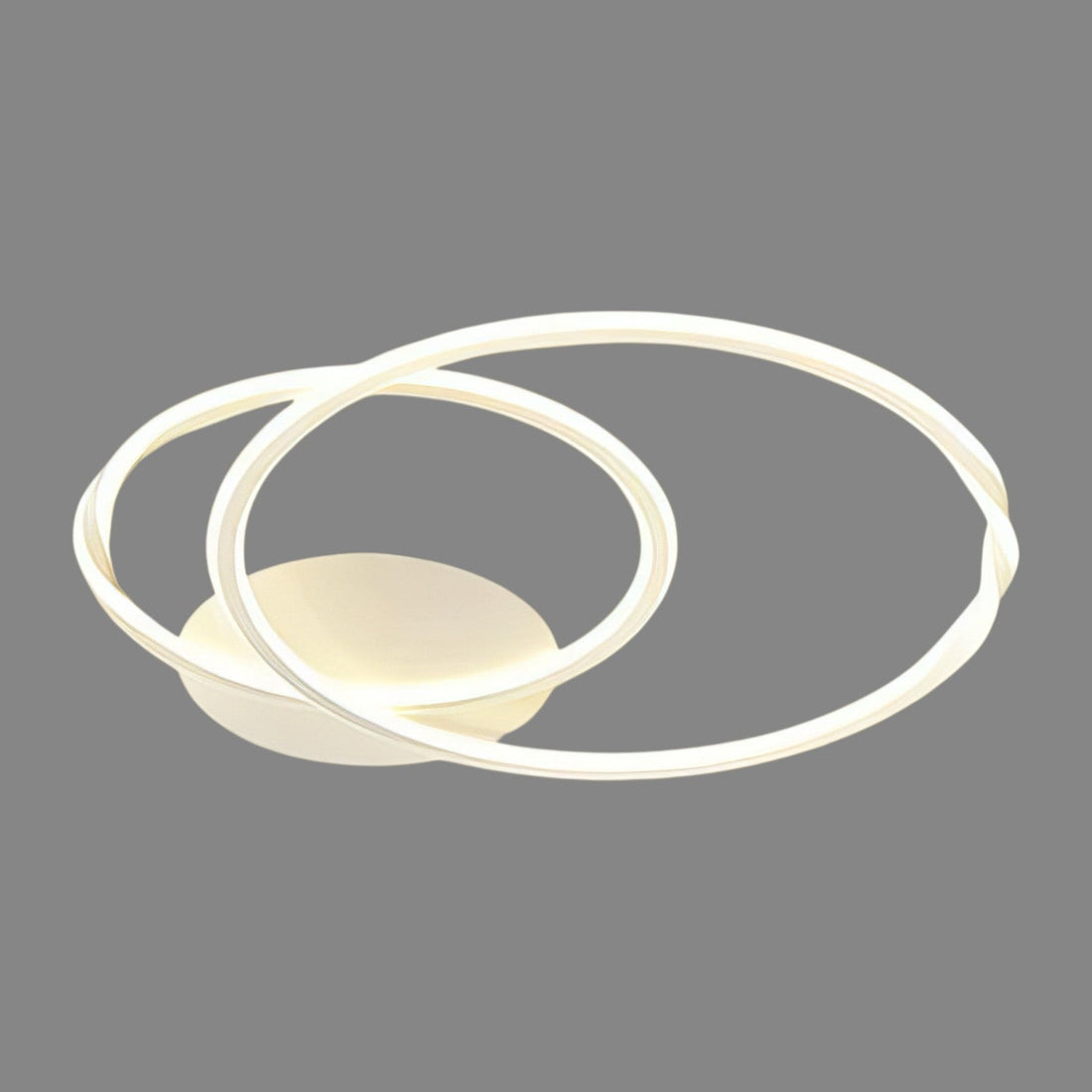 Осветително тяло LED 2 WHITE CIRCLE Еквивалент 600W Дистанционно