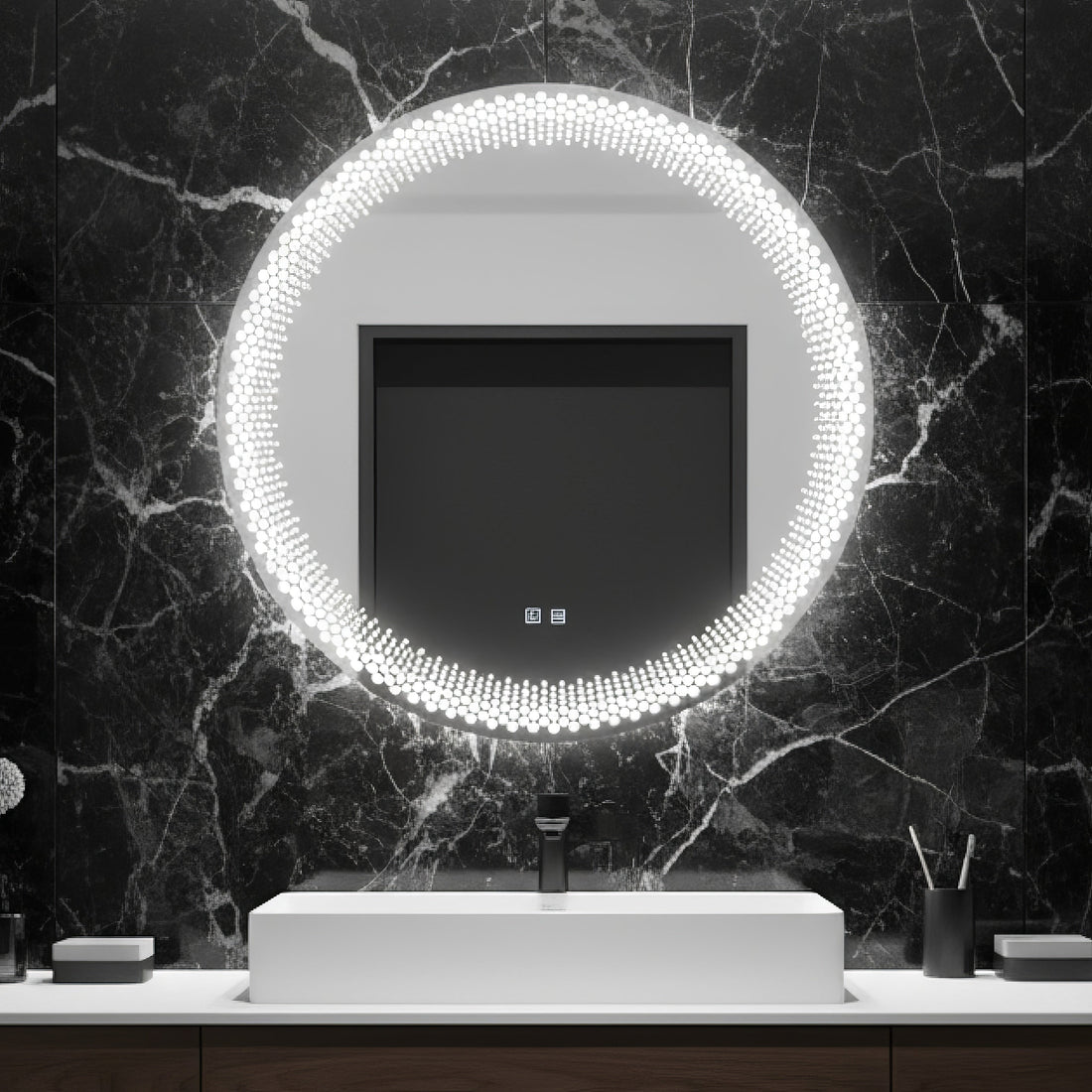 LED огледало Premium LUMI със сензор, 3 функции и система против замъгляване