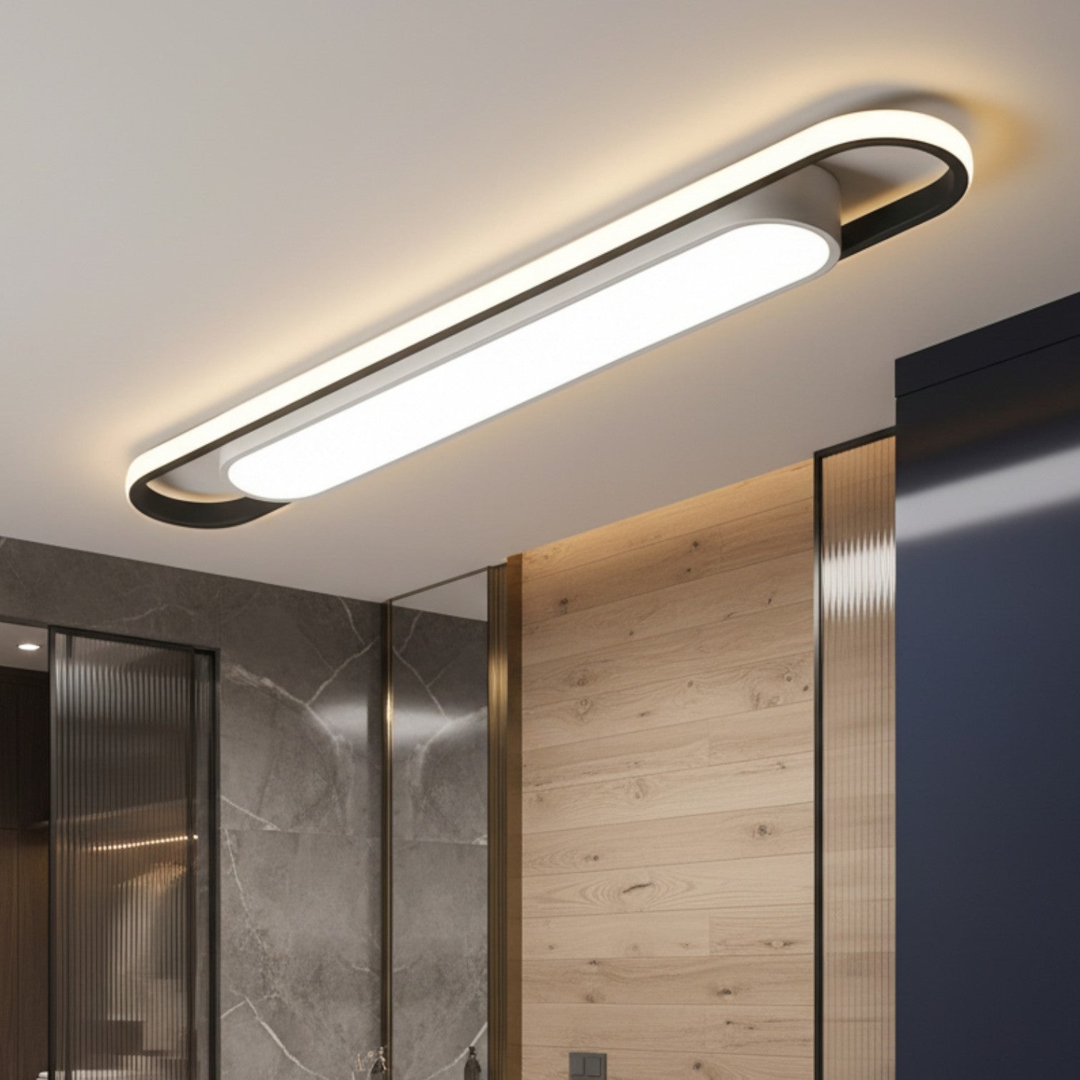 LED аплик TERY Black 60cm еквивалент 150W