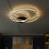 LED осветително тяло 2 BLACK CIRCLE Еквивалент 600W Дистанционно управление
