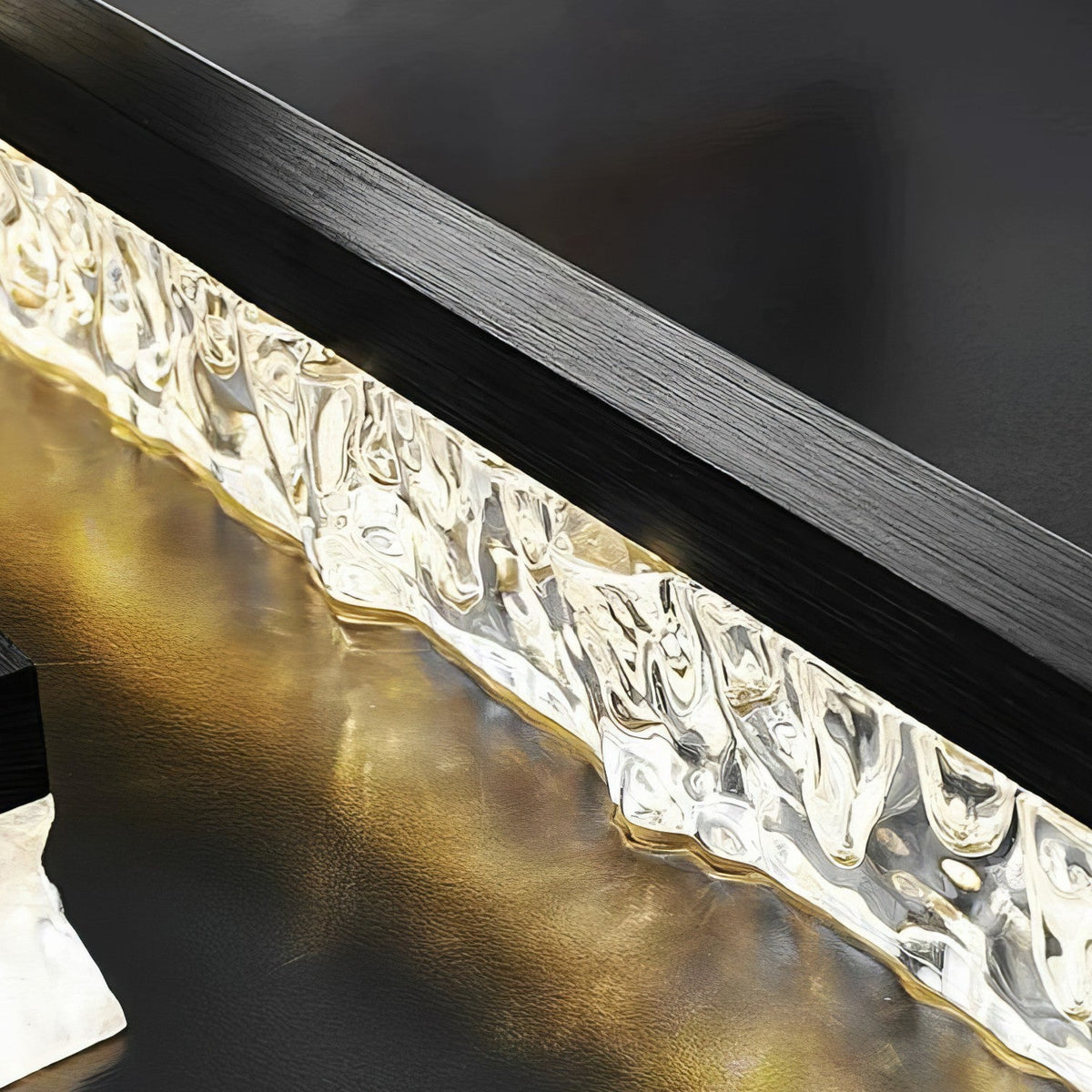 Осветително тяло LED SAARI Black еквивалент 250W с дистанционно