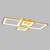LED осветително тяло 4 Square LUMO Gold еквивалент 500W с дистанционно