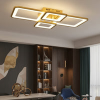 LED осветително тяло 4 Square LUMO Gold еквивалент 500W с дистанционно