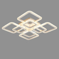 LED осветително тяло 4+4 Square Gigant BUBBLES WHITE еквивалент 800W с дистанционно