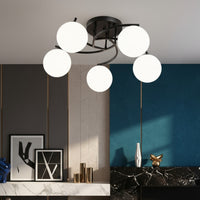 Осветително тяло абажур ZARO 5xE27 Black