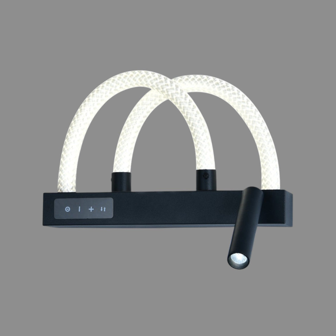 Аплик LED Tube Rope TORI Black