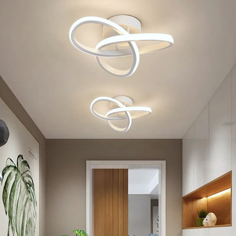 LED осветително тяло 48W TWO RINGS БЯЛО Еквивалент 200W