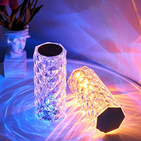 Декоративна LED нощна лампа с докосване, многоцветна RGB Crystal Flow