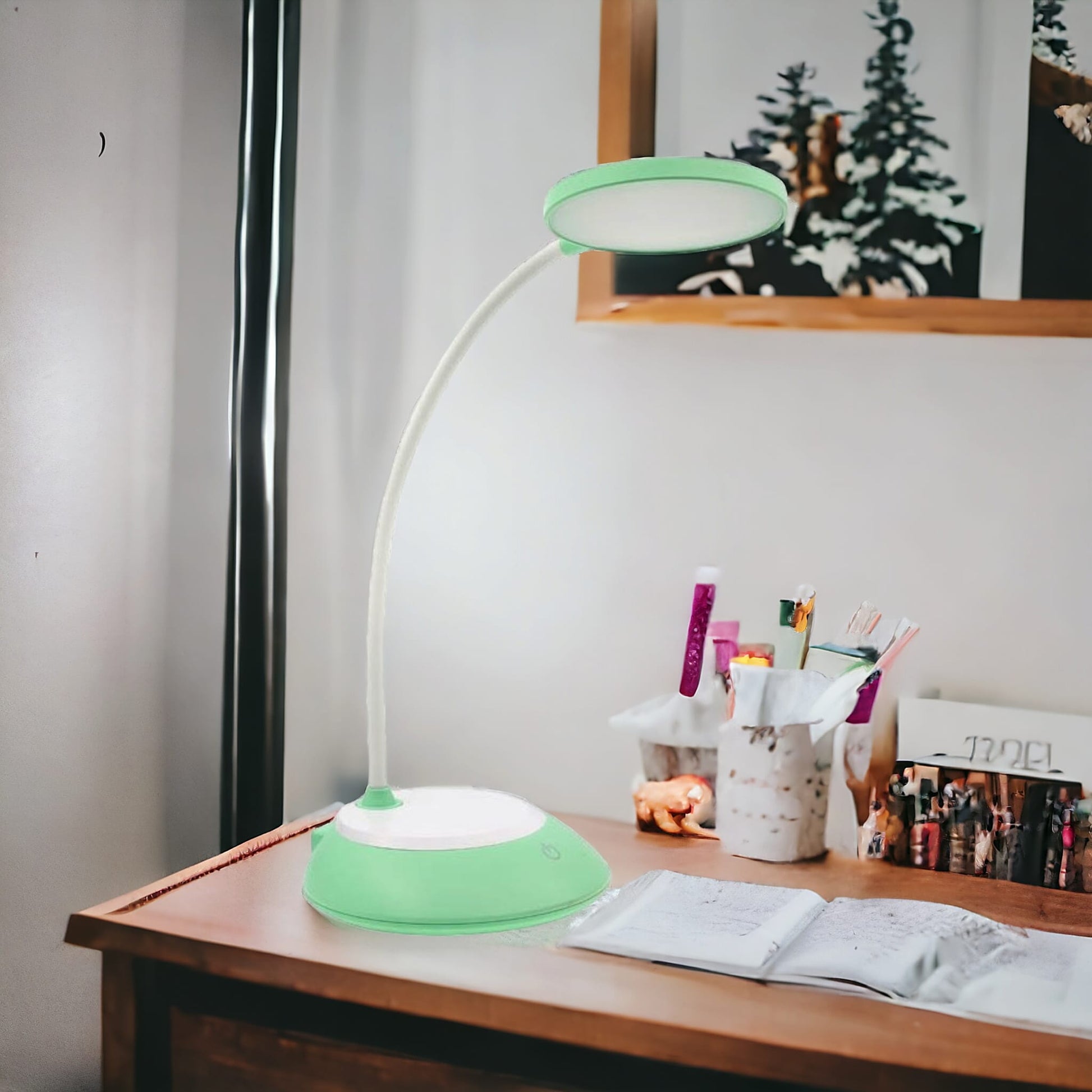 LED нощна лампа CCT димируема 6W с акумулатор, гъвкава Pupil