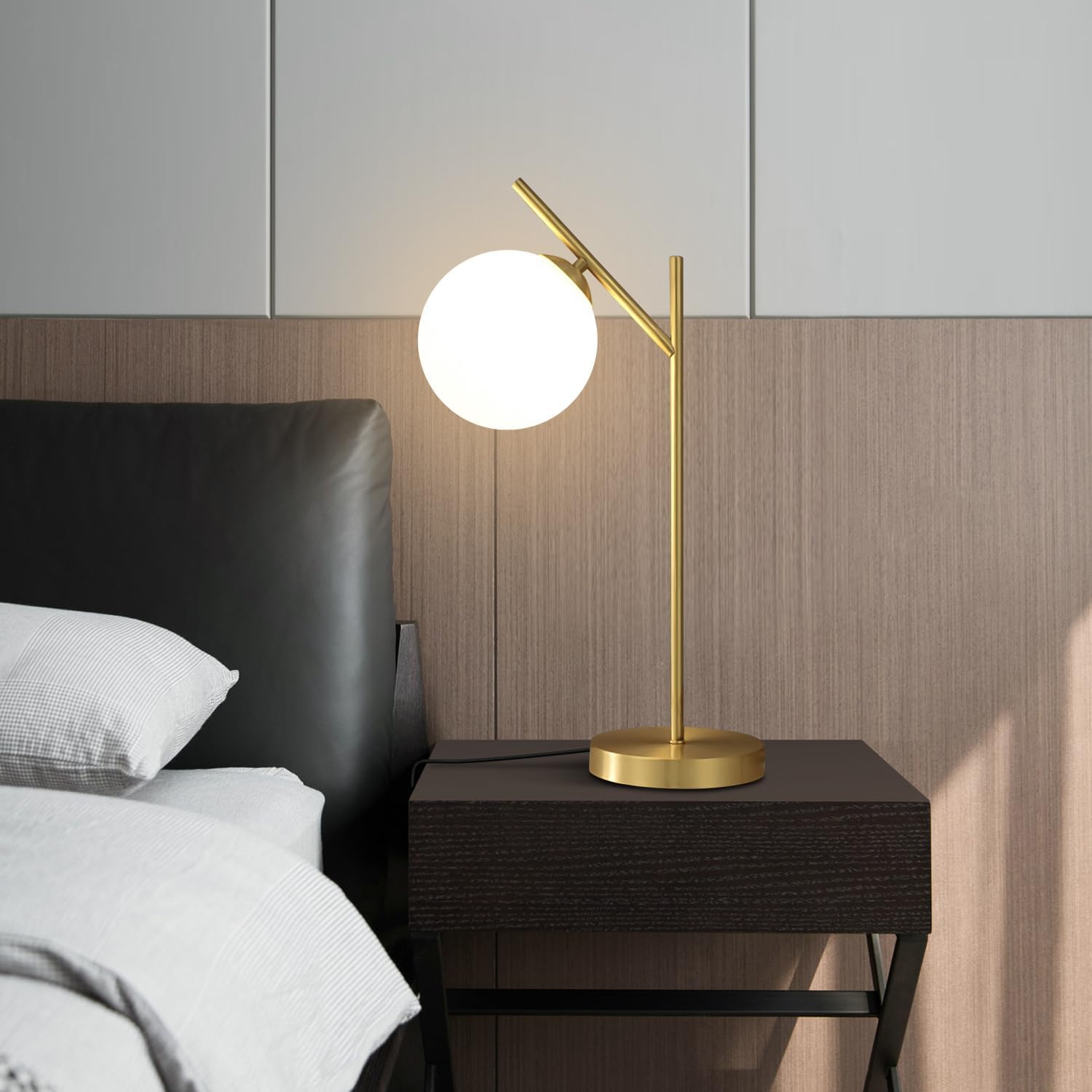 Нощна лампа абажур Nordic Style Golden Branch