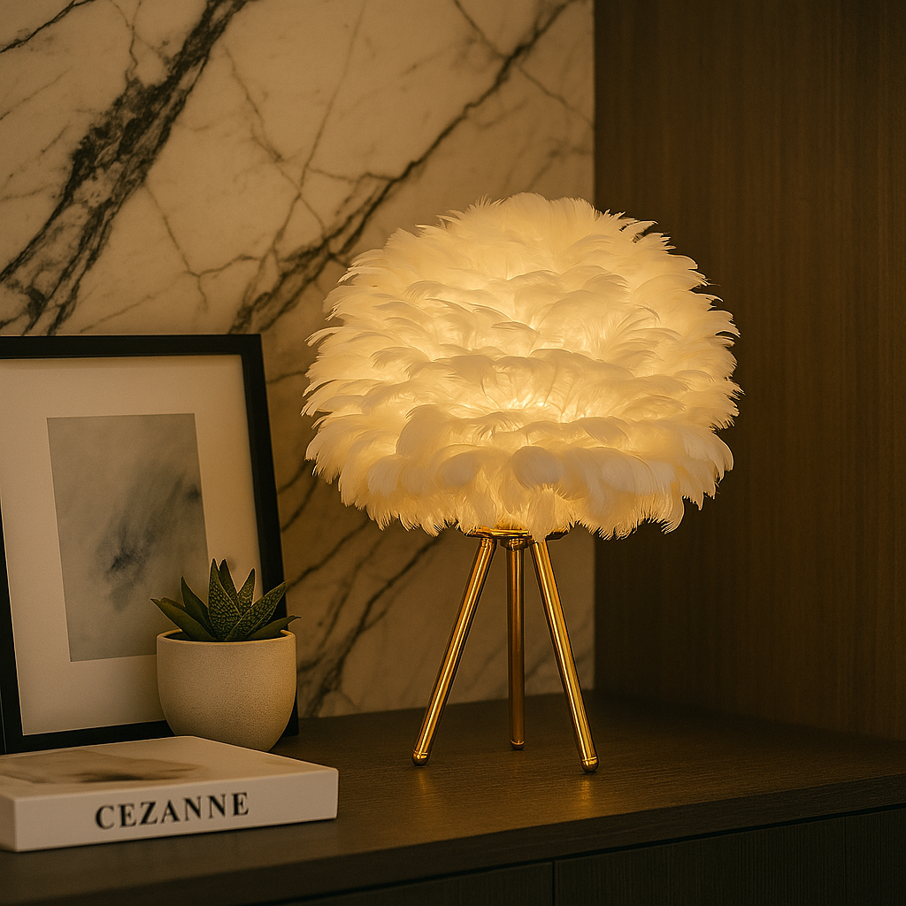 Нощна лампа Neoclasica Nordic Style Feather Deluxe