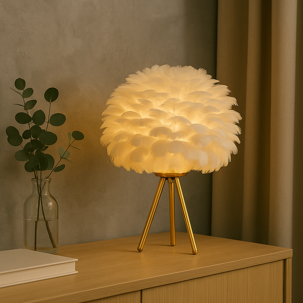 Нощна лампа Neoclasica Nordic Style Feather Deluxe