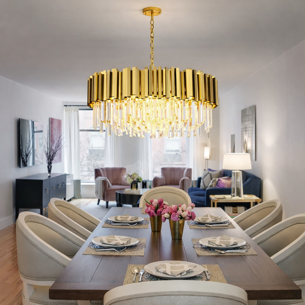 Candelabru Cristal GLORY GOLD 500mm