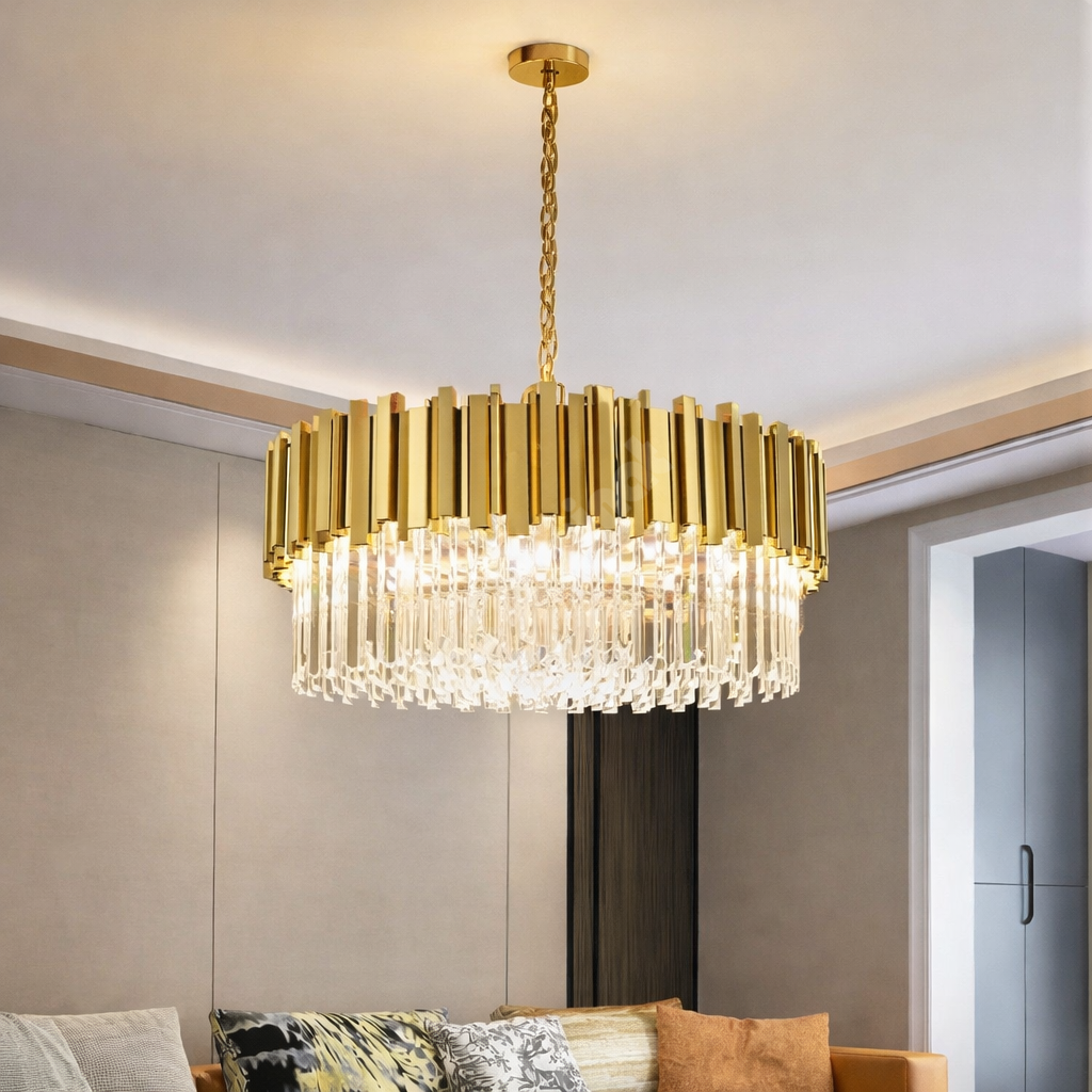 Candelabru Cristal GLORY GOLD 600mm