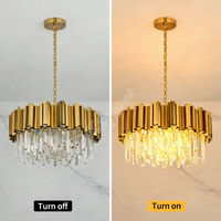 Candelabru Cristal GLORY GOLD 600mm