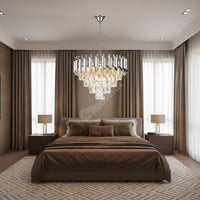 Candelabru Cristal Silver Panther 400mm