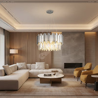 Candelabru Cristal SILVER RAVEN 50cm