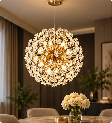 Dandelion Gold за висящ монтаж