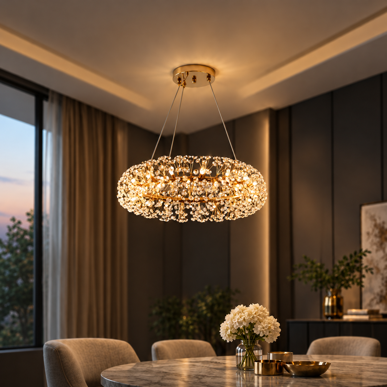 Dandelion Gold XXL, диаметър 50 cm